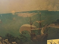Lot 343 - kader reproductie zeezicht - afbeelding 3 van  4