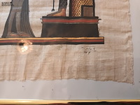 Lot 345 - kader egyptisch papyrus - afbeelding 3 van  3