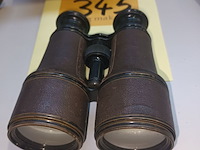 Lot 345 - verrekijker in lederen etui - afbeelding 2 van  5