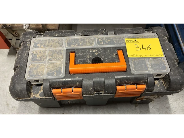 Lot 346 - gereedschapskoffer met inhoud - afbeelding 1 van  2