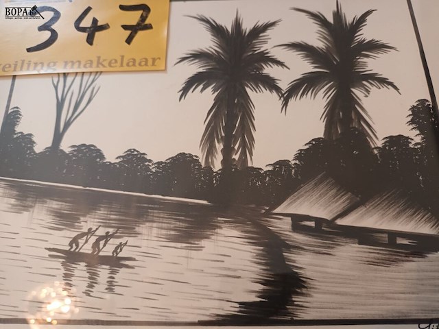 Lot 347 - kader afrikaans - afbeelding 2 van  3