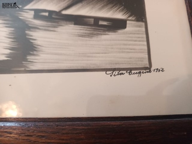 Lot 347 - kader afrikaans - afbeelding 3 van  3