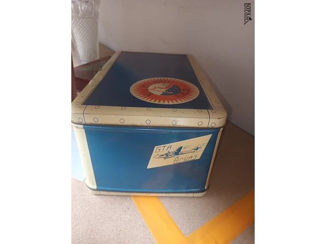 Lot 347 - vintage picknick box - afbeelding 3 van  4