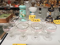 Lot 348 - chimay bierglazen. 8 stuks - afbeelding 2 van  3