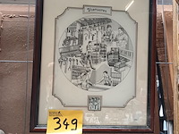 Lot 349 - kader ijzerwaren - afbeelding 1 van  4