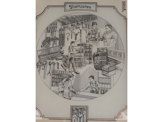 Lot 349 - kader ijzerwaren - afbeelding 2 van  4