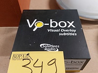 Lot 349 - sensotec vo box, vergroot ondertitels op tv - afbeelding 1 van  2