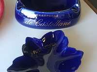 Lot 35 - champagne asbakken. 2 stuks - afbeelding 5 van  5