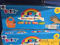 Lot 35 - colorfull rainbow bands nieuw 11 dozen - afbeelding 2 van  3