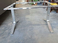 Lot 35 - inoxen onderstel voor retro tafel - afbeelding 3 van  3