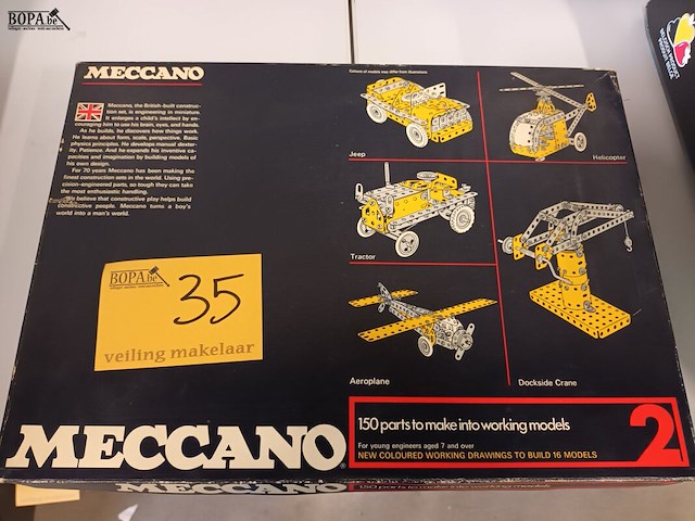 Lot 35 - meccano 2 bouwset - afbeelding 1 van  6