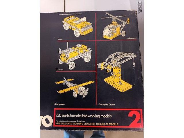 Lot 35 - meccano 2 bouwset - afbeelding 2 van  6