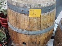 Lot 35 - oude wijnton - afbeelding 1 van  3