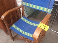 Lot 35 - retro tuinstoel - afbeelding 1 van  4