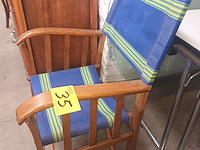 Lot 35 - retro tuinstoel - afbeelding 2 van  4
