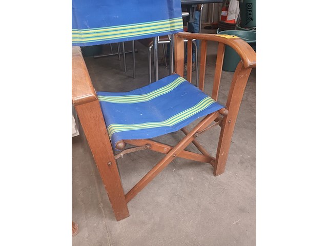 Lot 35 - retro tuinstoel - afbeelding 3 van  4