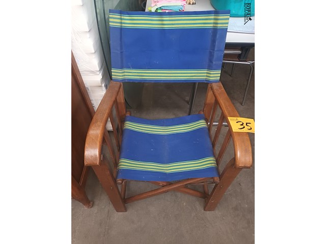 Lot 35 - retro tuinstoel - afbeelding 4 van  4