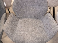 Lot 35 - roterende armstoel volta. 3 stuks - afbeelding 2 van  6