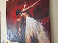 Lot 35 - schilderij ballerina - afbeelding 2 van  3
