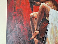 Lot 35 - schilderij ballerina - afbeelding 3 van  3