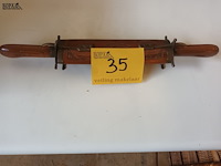 Lot 35 - vintage indisch mes en vork - afbeelding 1 van  3