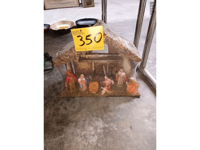 Lot 350 - kerststal - afbeelding 1 van  3
