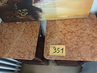 Lot 351 - koppel nachtkastjes - afbeelding 5 van  5