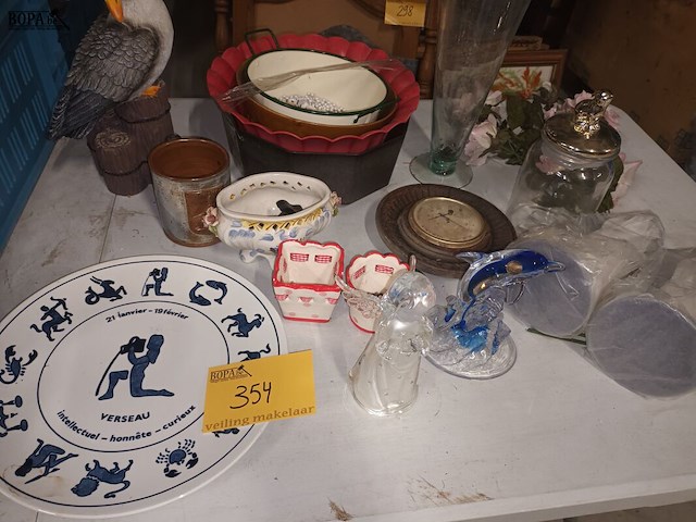 Lot 354 - decoratie. 14 stuks - afbeelding 1 van  4