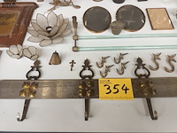 Lot 354 - decoratie in koper. 42 stuks - afbeelding 4 van  8