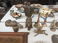 Lot 354 - decoratie in koper. 42 stuks - afbeelding 7 van  8