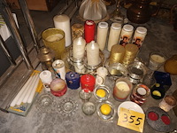 Lot 355 - kaarsen en kaarsenhouders - afbeelding 4 van  4