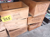 Lot 355 - wijnkistjes. 12 stuks - afbeelding 3 van  3