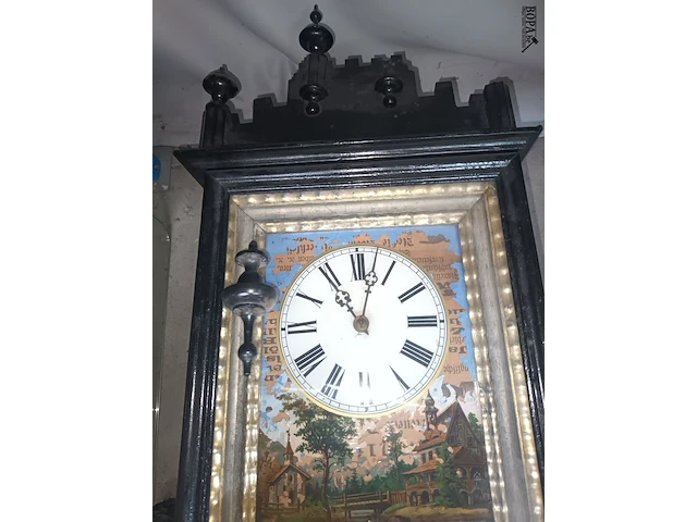Lot 358 - antieke klok - afbeelding 4 van  4