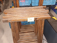 Lot 359 - houten schragen. 12 stuks - afbeelding 1 van  3