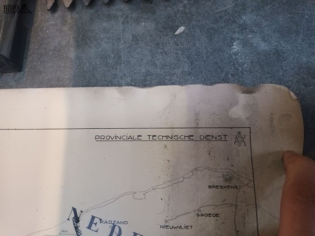 Lot 359 - landkaart en stafkaarten - afbeelding 6 van  6