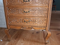 Lot 36 - antieke houten ladekast - afbeelding 4 van  4