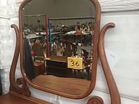 Lot 36 - art nouveau ladekast met spiegel - afbeelding 1 van  5