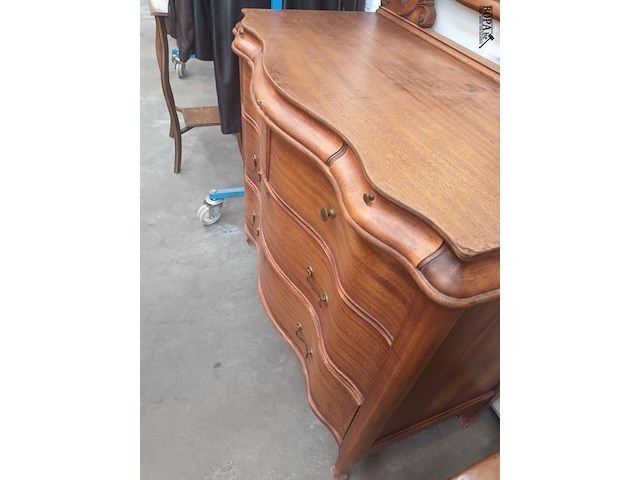 Lot 36 - art nouveau ladekast met spiegel - afbeelding 5 van  5