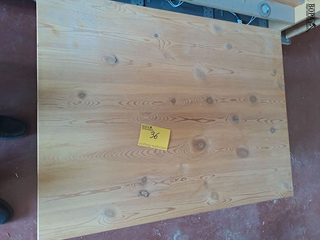 Lot 36 - grenenhouten salontafel - afbeelding 2 van  3