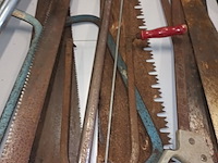 Lot 36 - handgereedschap. zagen. 11 stuks - afbeelding 3 van  4