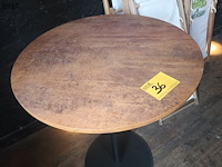 Lot 36 - hoge ronde tafel. 4 stuks - afbeelding 3 van  3