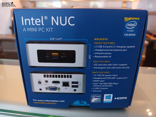Lot 36 - intel mini pc kit - afbeelding 2 van  4