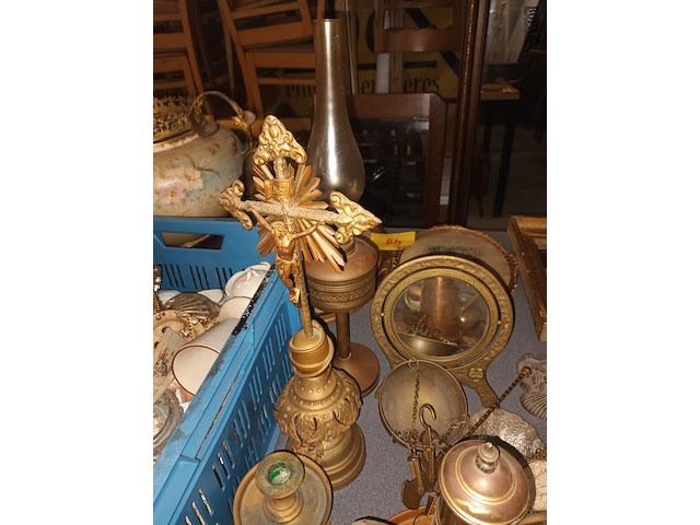 Lot 36 - koperen decoratie. 17 stuks - afbeelding 2 van  4