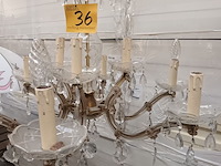 Lot 36 - kristallen luster - afbeelding 2 van  3
