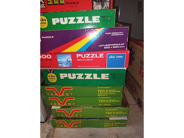 Lot 36 - puzzels. 10 stuks. - afbeelding 2 van  4