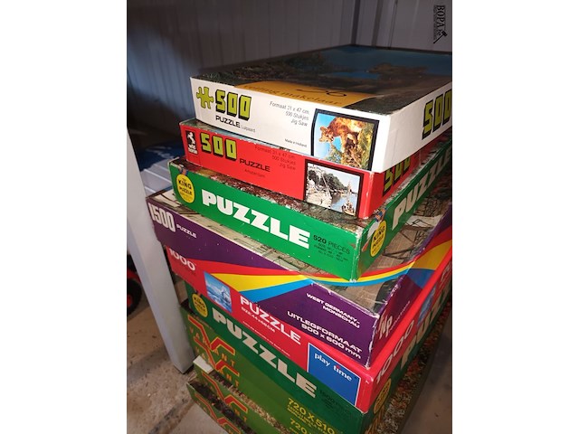 Lot 36 - puzzels. 10 stuks. - afbeelding 3 van  4