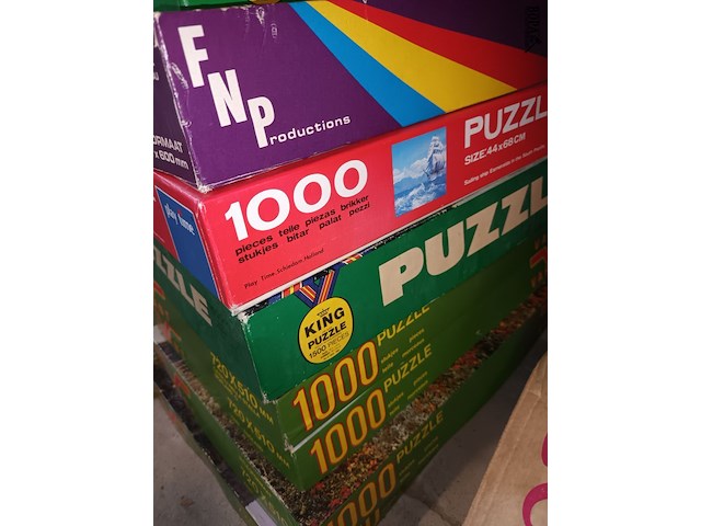 Lot 36 - puzzels. 10 stuks. - afbeelding 4 van  4