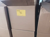 Lot 36 - rookmot rode wijnvaten 1 kg. 15 stuks