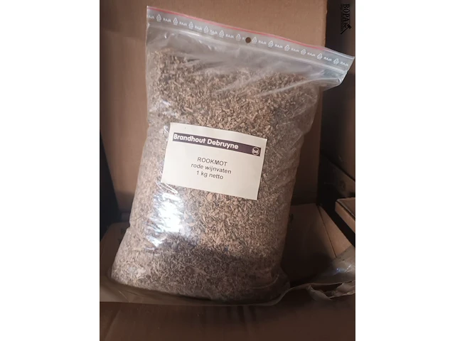 Lot 36 - rookmot rode wijnvaten 1 kg. 15 stuks - afbeelding 2 van  2