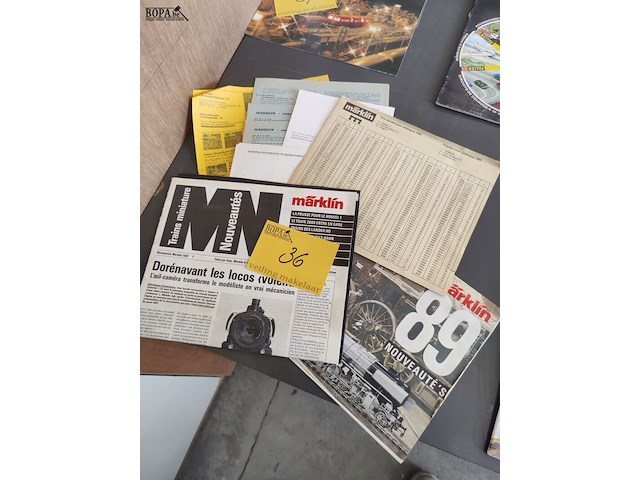 Lot 36 - verzameling märklin documentatie - afbeelding 1 van  7